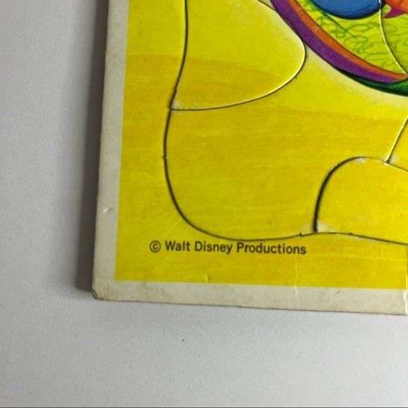 Vintage Walt Disney Mickey Mouse with Minnie & Goofy Frame Tray Puzzle - Picture 8 of 11